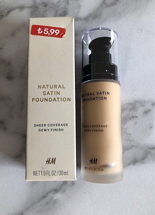 Hm natural satin fondöten 