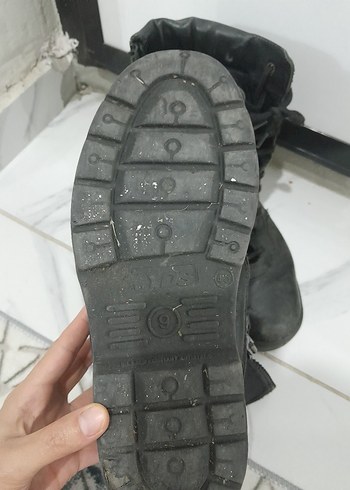 Siyah Bağcıklı Biker Erkek Bot - Görsel 3