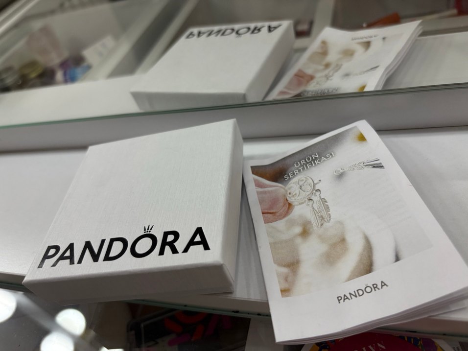 PANDORA ışıltılı herbaryum kolye - Görsel 3