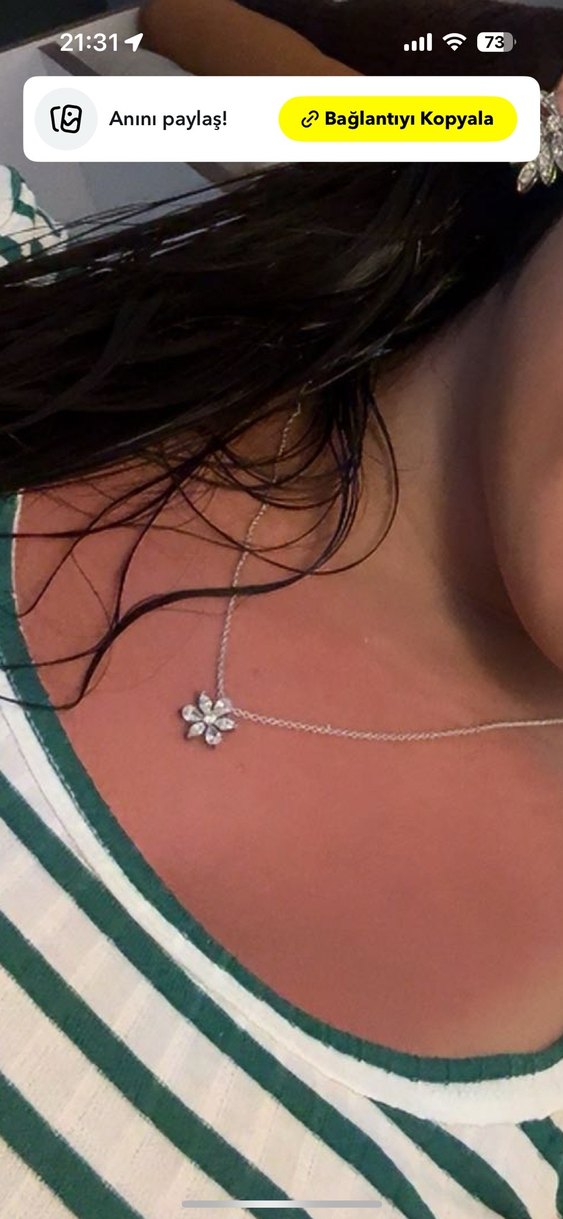 PANDORA ışıltılı herbaryum kolye - Görsel 2