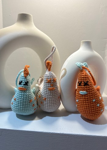 Bohem Tarzı El Örgüsü Küçük Hayvan Süsleri - Görsel 2