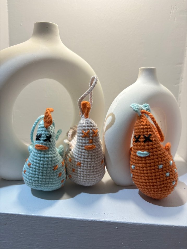 Bohem Tarzı El Örgüsü Küçük Hayvan Süsleri - Görsel 2