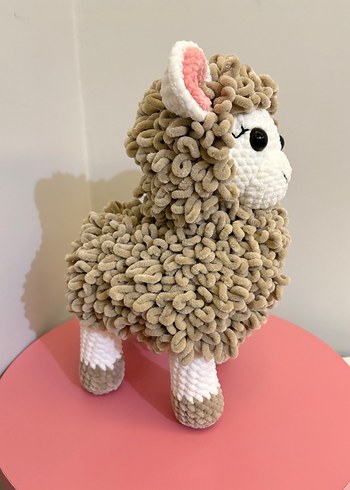 Pastel Renkli Sevimli Peluş Koyun Oyuncak - Görsel 3