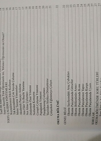  Beden Renk TOEFL ders notları