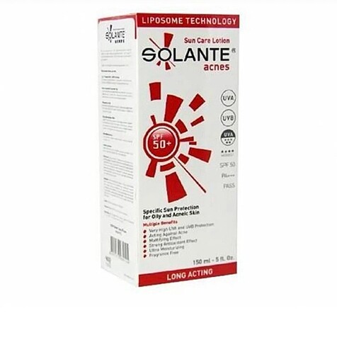 Solante Acnes Güneş Koruyucu