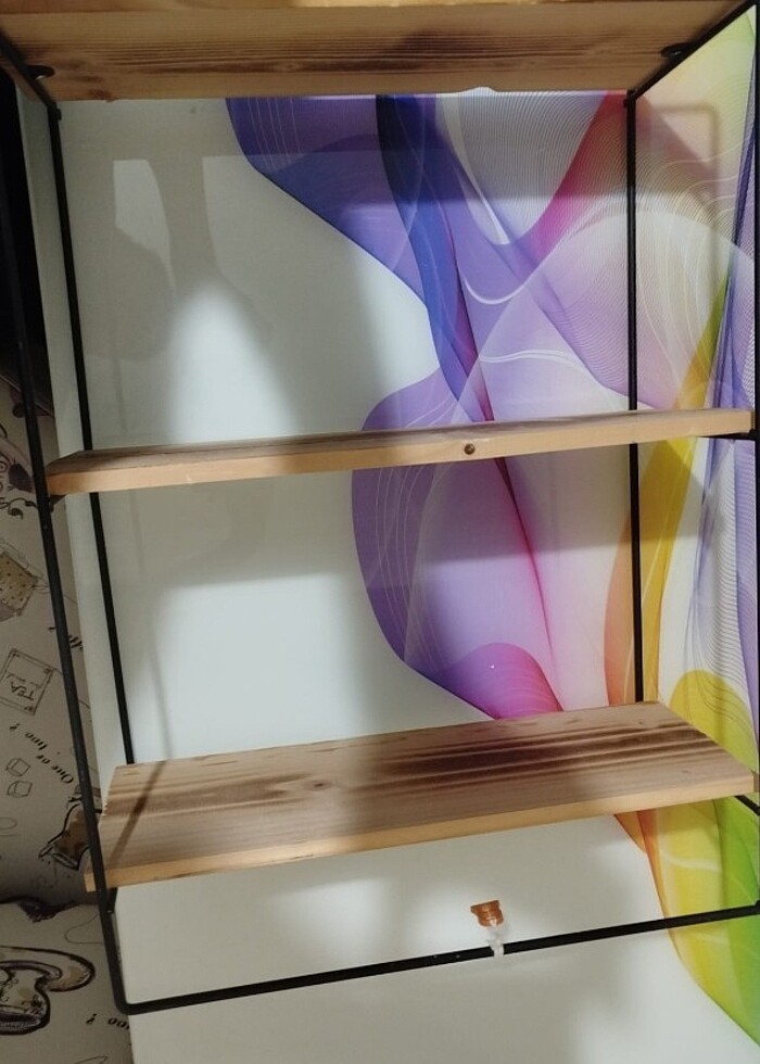 Raf ve mantar pano - Görsel 3