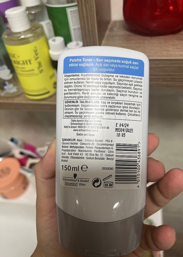 Palette Soğuk Sarı Toner - Görsel 3