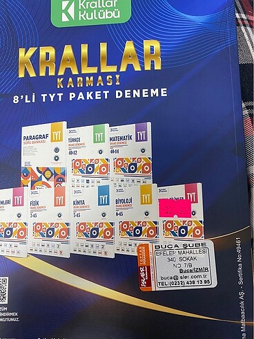 krallar karması tyt deneme seti