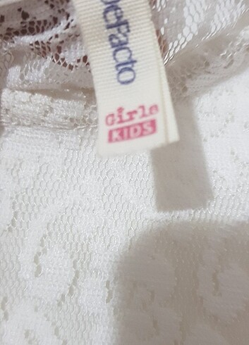 7 Yaş Beden Defacto kız çocuk elbise