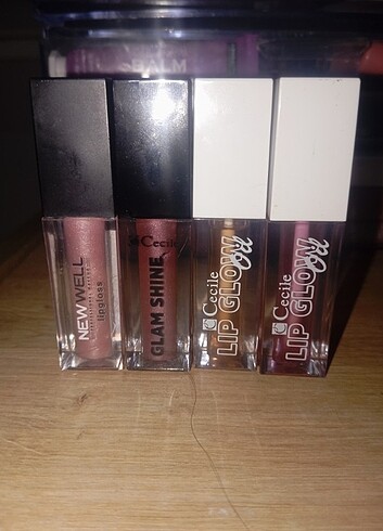 Cecile New well ve cecile lip glosslar ve cecile dudak yağları