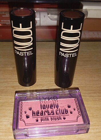 Pastel Pastel 543-536 nude stick ruj ve lykd allık seti