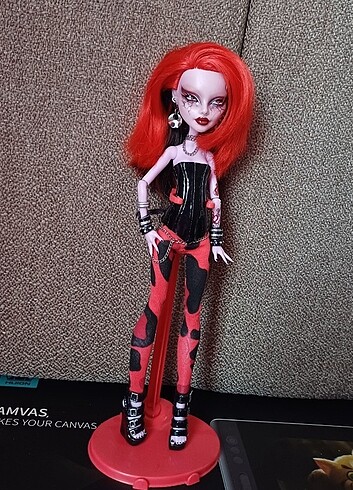  Beden Monster high operetta repaint ooak custom