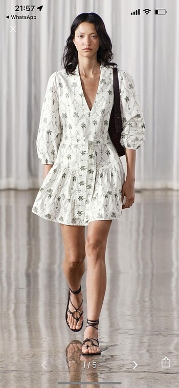 ZARA KISA ELBİSE