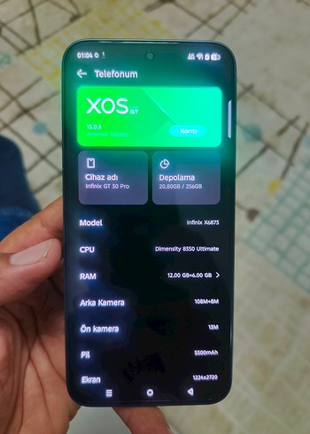 Infinix GT30Pro Resmi Oyun Telefonu - Görsel 5