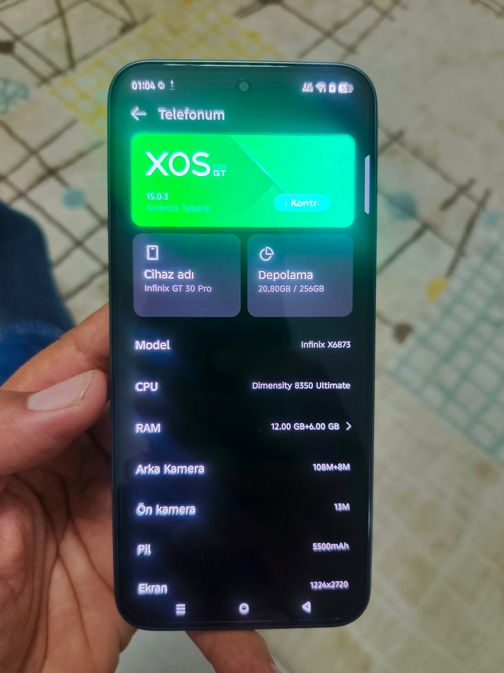 Infinix GT30Pro Resmi Oyun Telefonu - Görsel 5