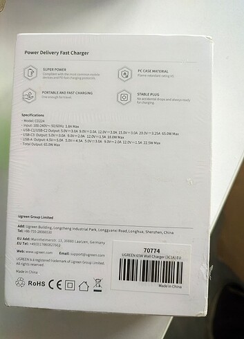 Baseus 65Watt Gan Şarj - Görsel 2