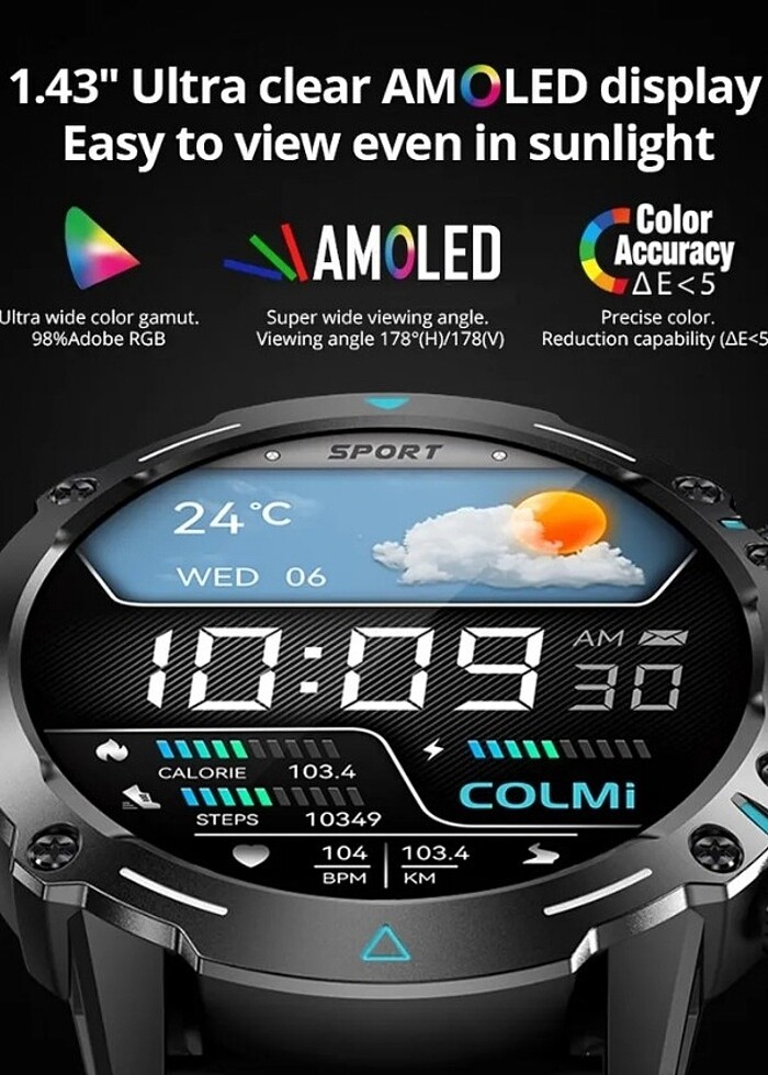 Colmi M42 Akıllı Saat - Görsel 2