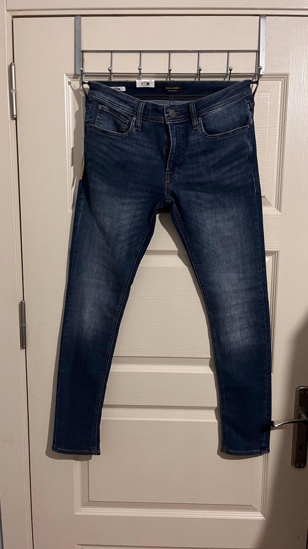 Jack & Jones Erkek Mavi Denim Kot Pantolon - Görsel 3