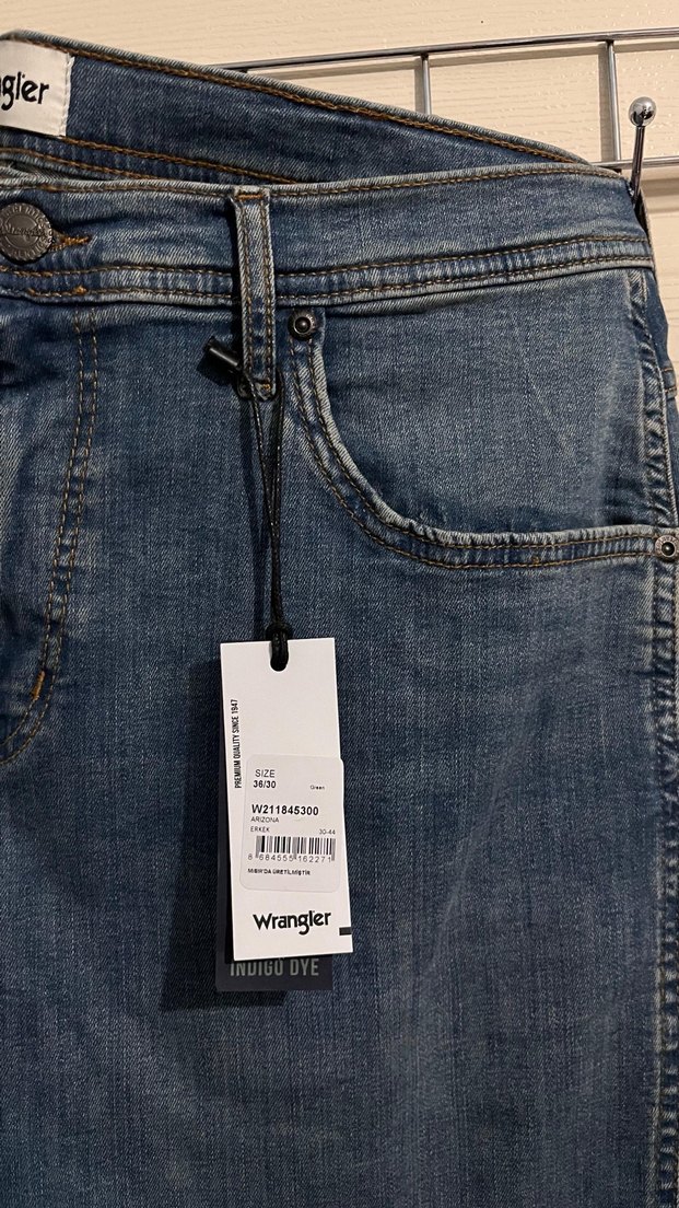 erkek wrangler Jean - Görsel 2