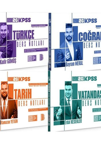 2026 KPSS Ders Notları Seti