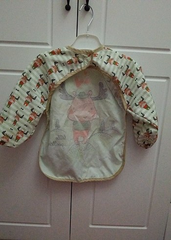 Renkli Baskılı Bebek Önlüğü - Görsel 3