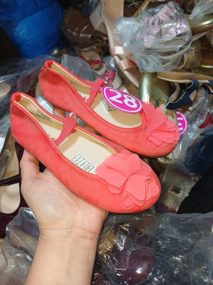 nar cicegi Çiçekli Kız Babet Ayakkabı - Görsel 2