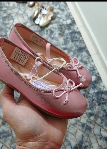 Pembe Elastik Bantlı Kız Çocuk Babet - Görsel 2