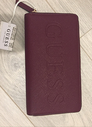 universal Beden bordo Renk Guess Bordo Cuzdan