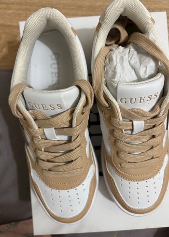 37 Beden camel Renk GUESS Kadın Dolgu Topuk sneaker Spor Ayakkabı