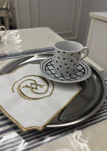 Vakko model gold İşlemeli sunum Peçeteleri - Görsel 4