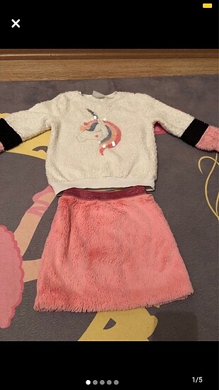LC Waikiki Lc Waikiki Kız çocuk etek sweat takım