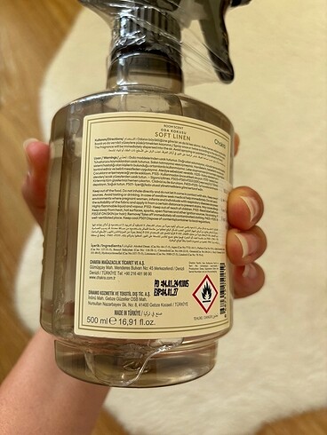 Beden camel Renk Chakra oda ve çamaşır kokusu 500 ml