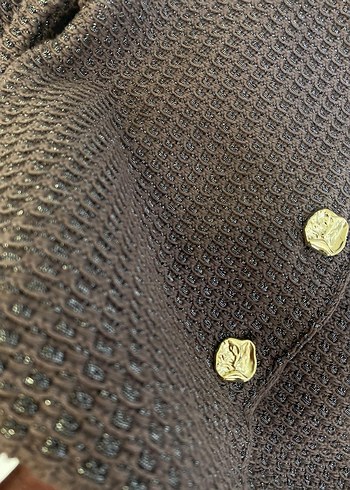 Rıver İsland Düğmeli Kahverengi Triko Kadın Hırka - Görsel 6