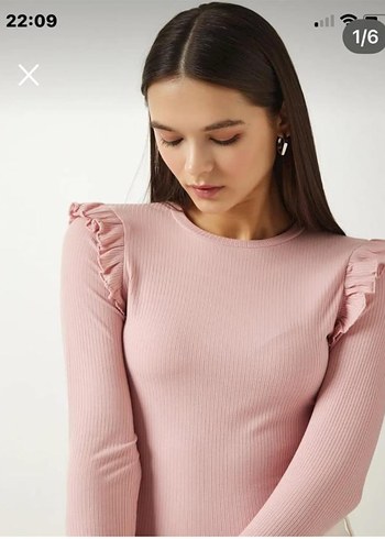 HM marka kolları fırfır detaylı zıbın - Görsel 3