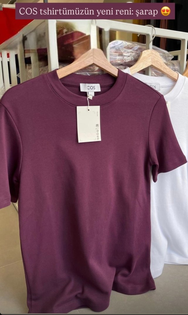 Cos marka Pamuklu Basic Tişört - Görsel 2