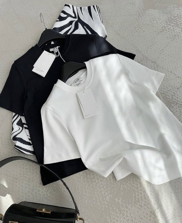 Cos marka Pamuklu Basic Tişört - Görsel 4