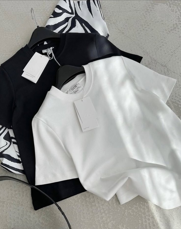 Cos marka Pamuklu Basic Tişört - Görsel 3