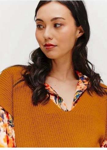 Promoda marka V Yaka Triko Süveter - Görsel 8