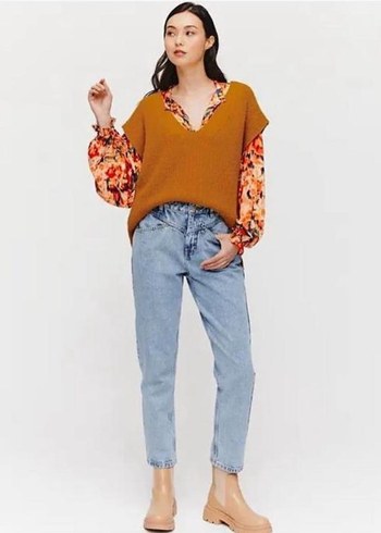 Promoda marka V Yaka Triko Süveter - Görsel 10