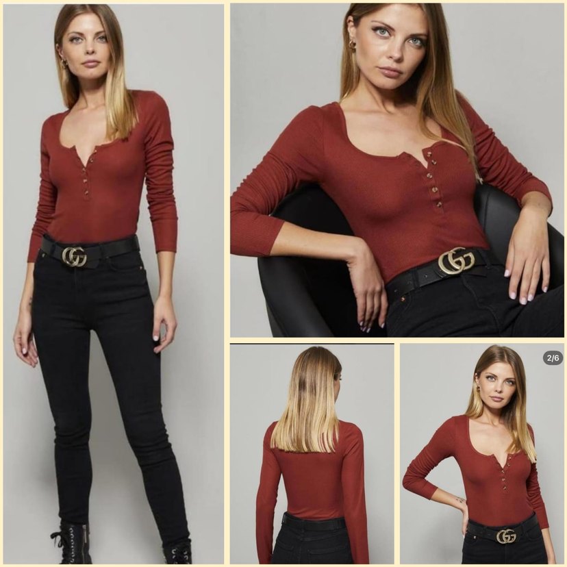 New look marka çıtçıtlı zıbın badi - Görsel 5