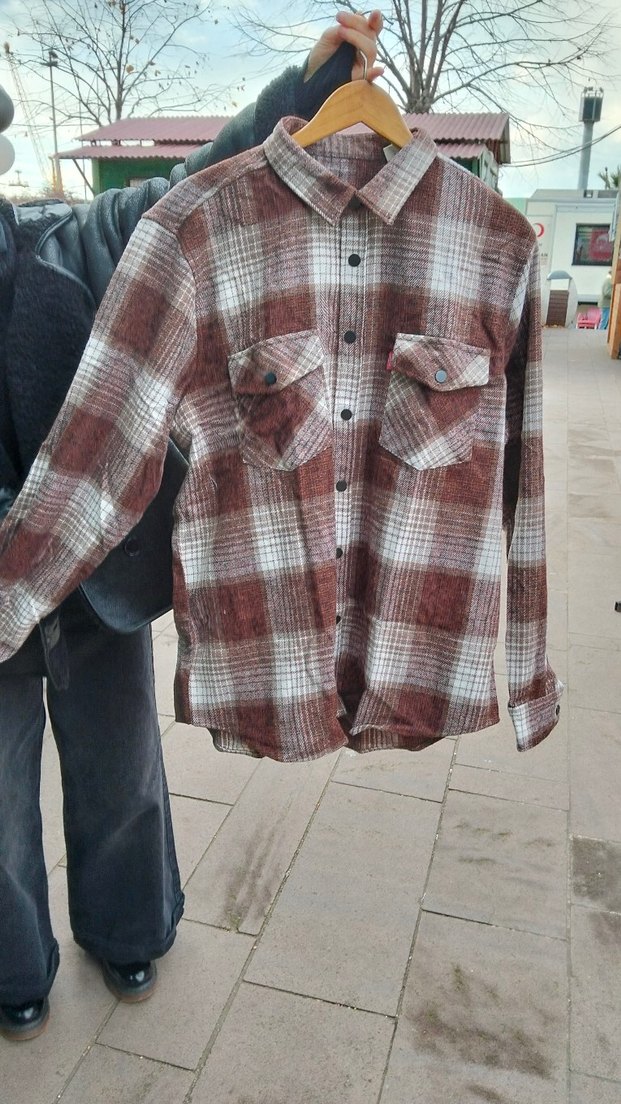 Levi's marka gömlek - Görsel 3