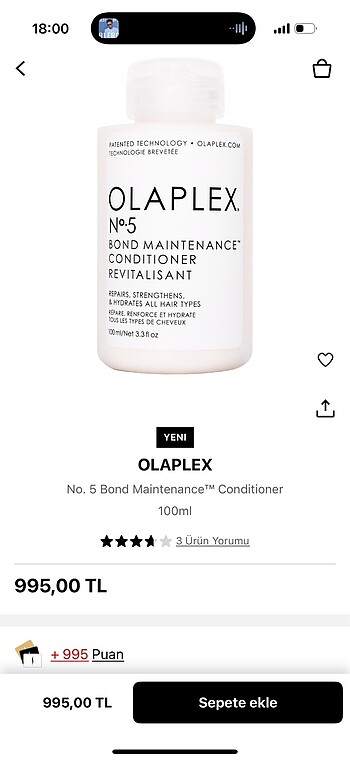 Diğer Olaplex no 5 saç kremi