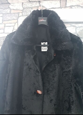 xxl Beden siyah Renk ASTRAGAN KÜRK