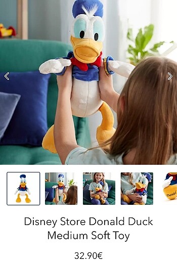 Walt Disney World Disney Donald Duck peluş oyuncak