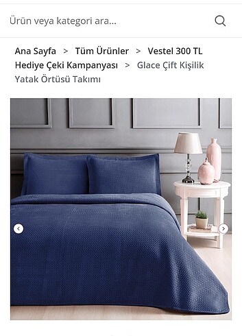 Linens çift kişilik yatak örtüsü 