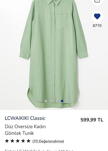 Lc waikiki kadın gömlek, tunik