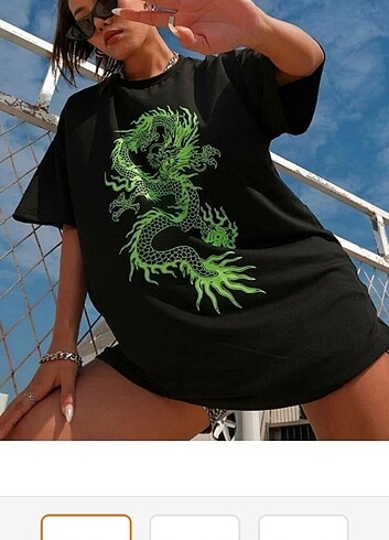 Diğer Siyah oversize unisex t-shirt