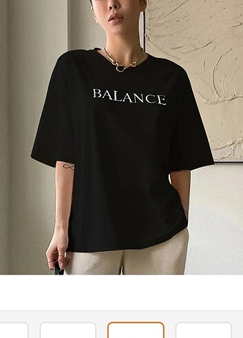 Siyah blance oversize t-shirt 