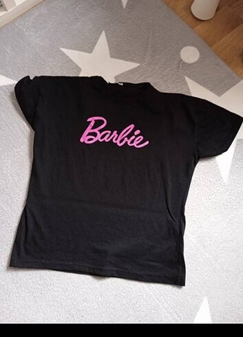 xl Beden siyah Renk Barbie oversize t-shirt 