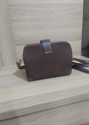 Kahverengi Deri Kadın Çanta - Görsel 2